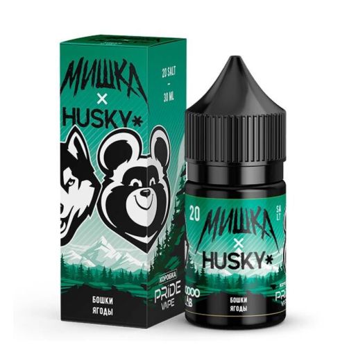 Жидкость Мишка&Husky 30мл 20мг легкий (Бошки, ягоды)