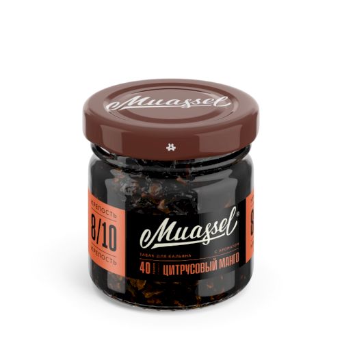Muassel 8/10 40гр Цитрусовый манго