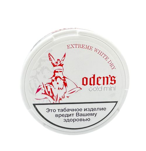 Жевательный табак ODEN'S (Швеция) Cold Extreme White Dry mini 9 гр.