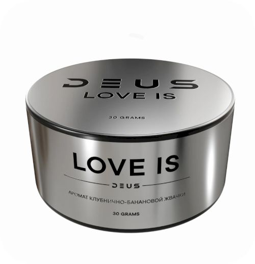 DEUS 30 Love Is (Клубнично-банановая жвачка)